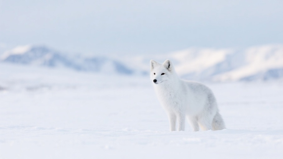 Arctic Fox in natural habitat