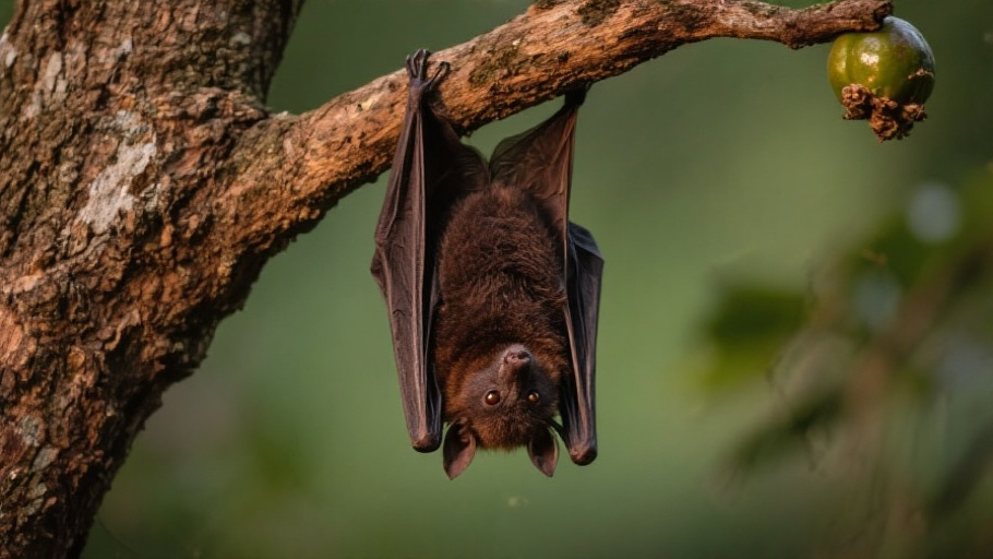 Bat (Fruit) in natural habitat