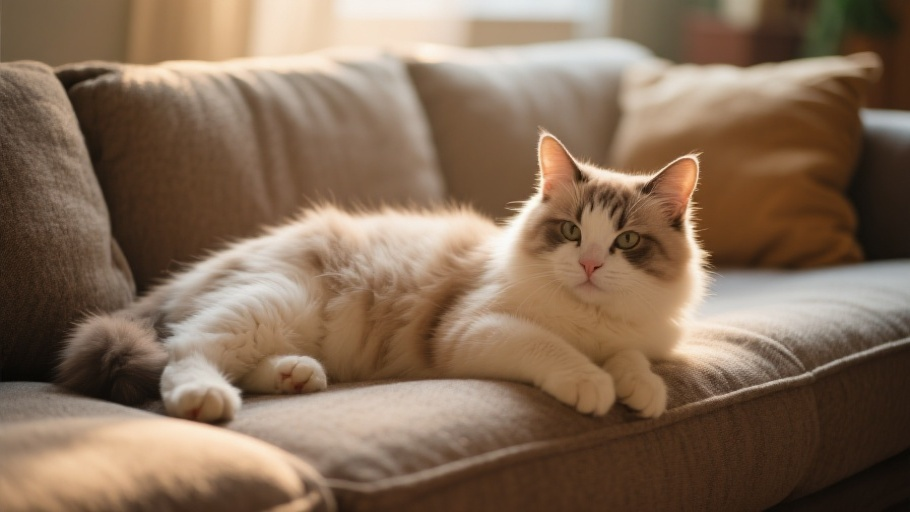 Cat (Domestic) in natural habitat