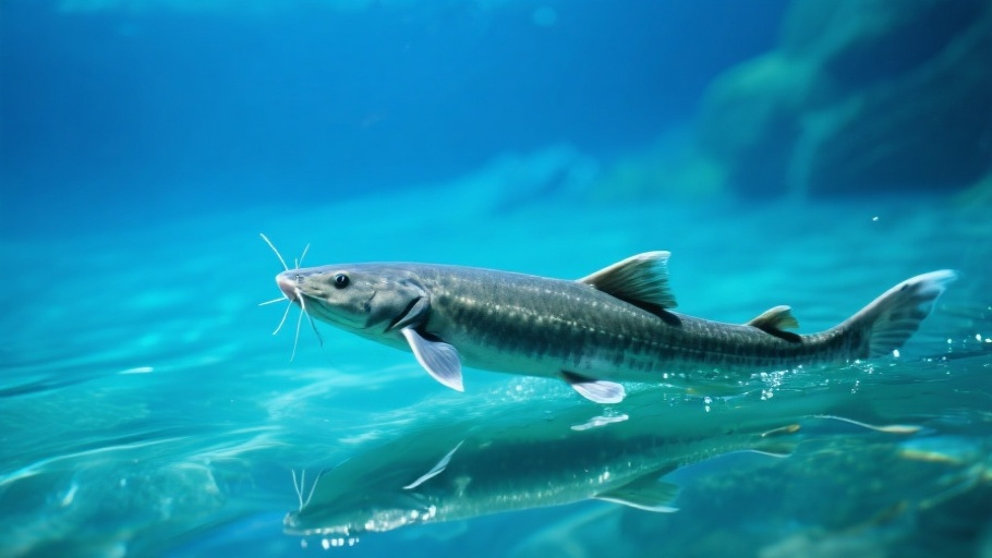 Channel Catfish in natural habitat