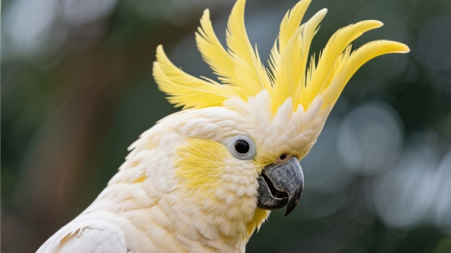 Cockatoo (Sulphur-crested) in natural habitat