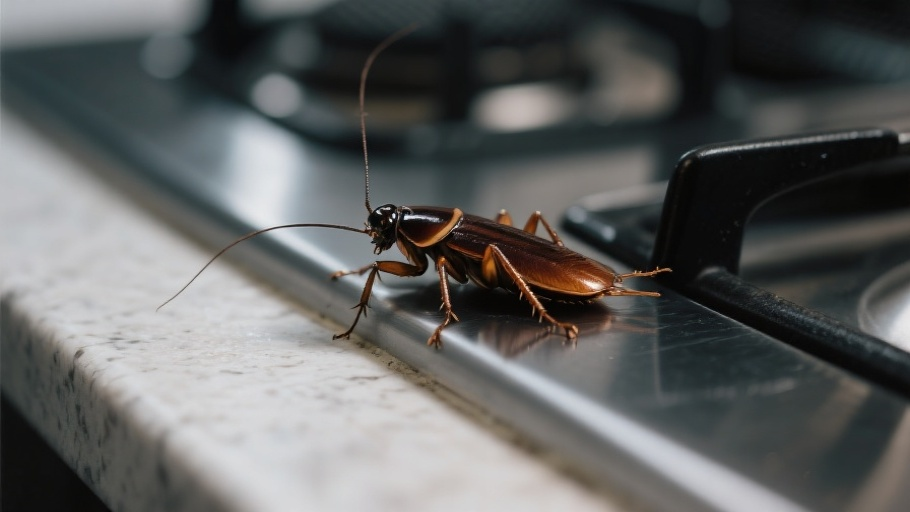 Cockroach (German) in natural habitat