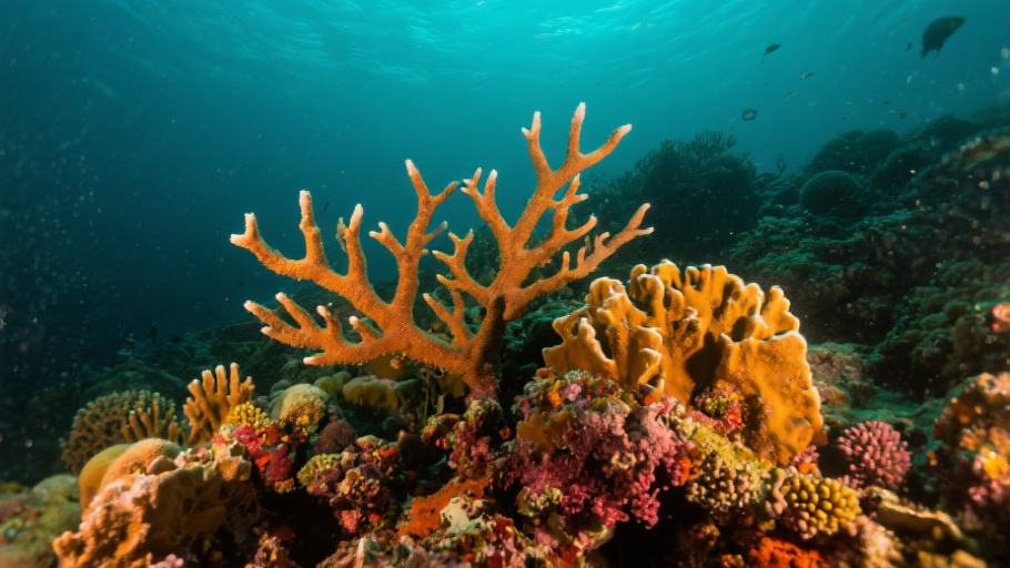 Coral (Staghorn) in natural habitat