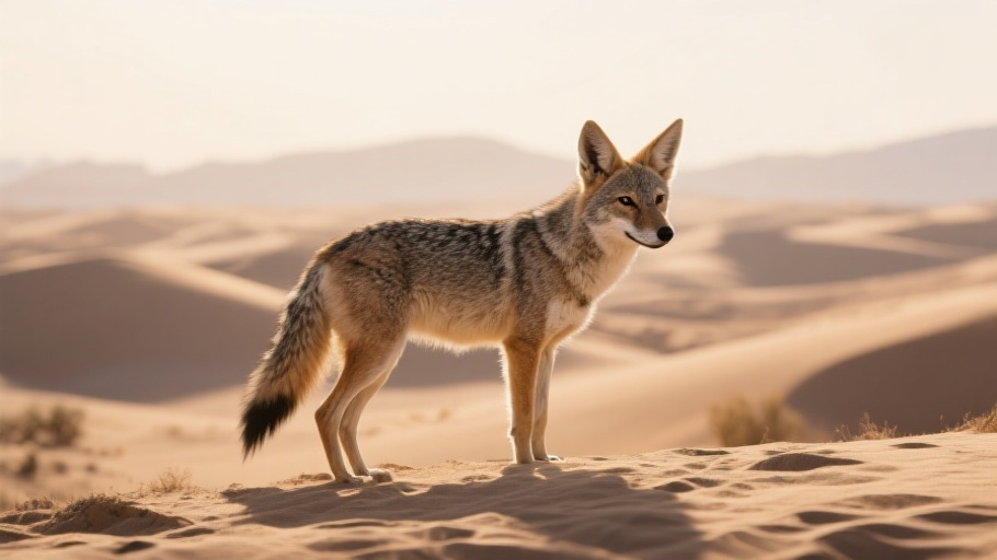Coyote in natural habitat