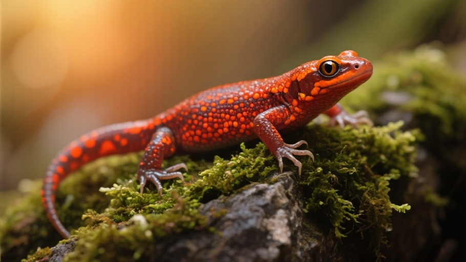 Fire (European Salamander) in natural habitat