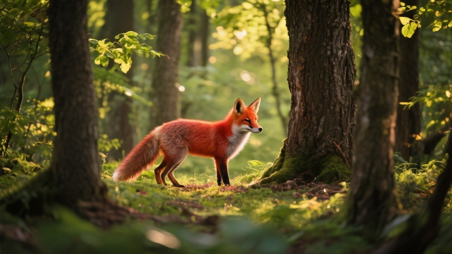 Fox (Red) in natural habitat