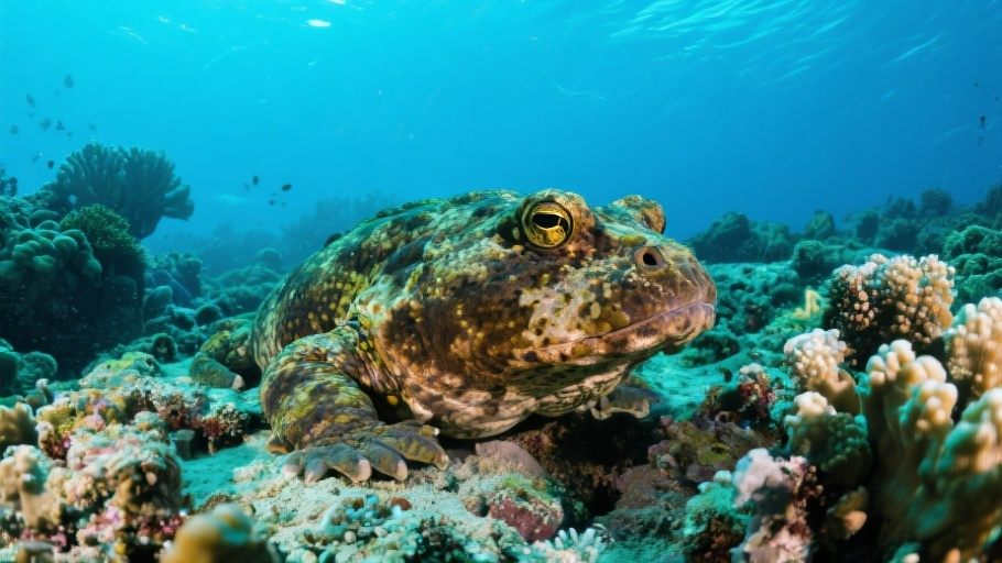 Frogfish (Giant) in natural habitat