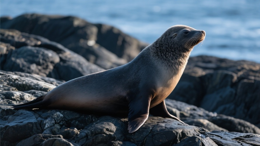 Fur (Northern Seal) in natural habitat
