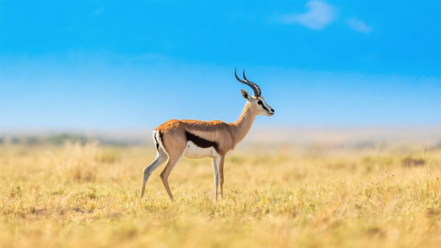 Gazelle (Thomson's) in natural habitat