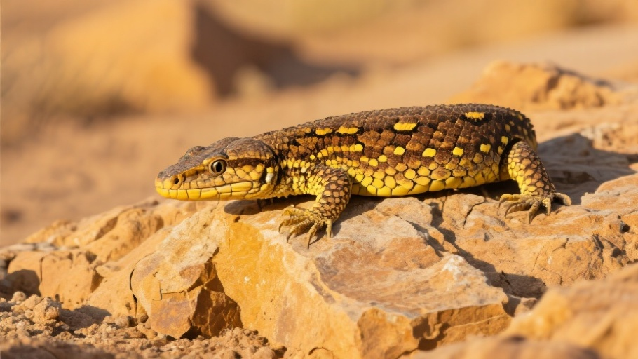 Gila Monster in natural habitat