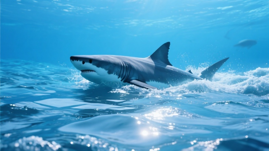 Great White Shark in natural habitat