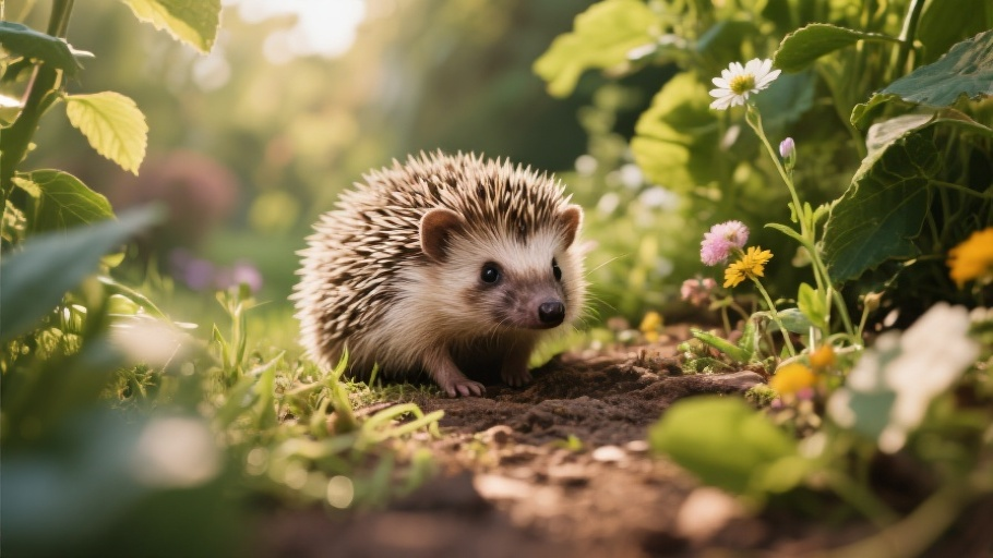 Hedgehog (European) in natural habitat