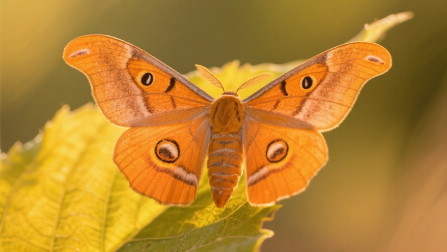 Imperial Moth in natural habitat