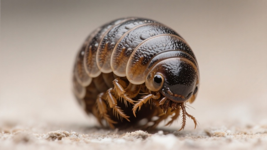 Isopod (Common Pill Bug) in natural habitat