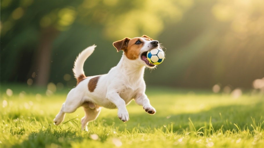 Jack Russell Terrier in natural habitat