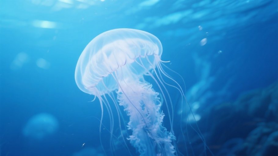 Jellyfish (Moon) in natural habitat