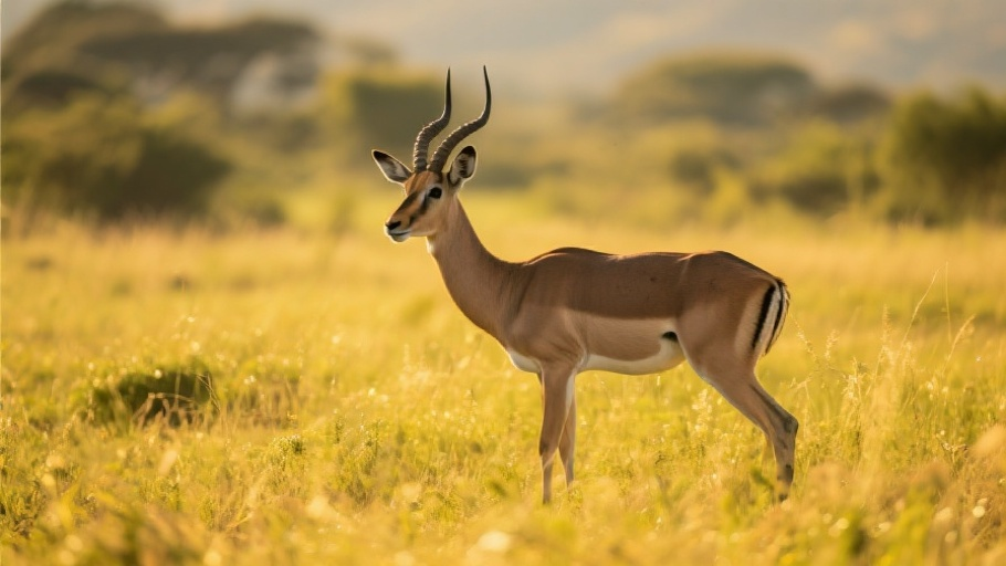 Kob in natural habitat