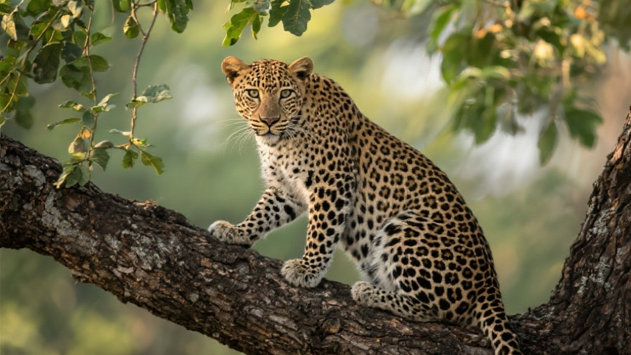 Leopard (African) in natural habitat