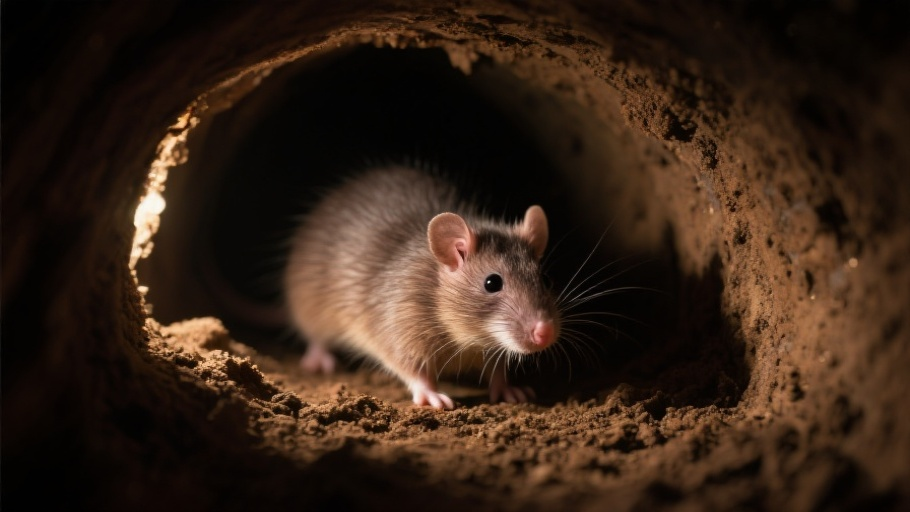 Naked Mole Rat in natural habitat