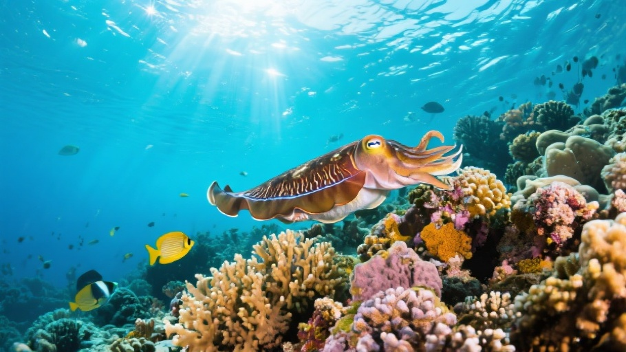 Nudibranch in natural habitat