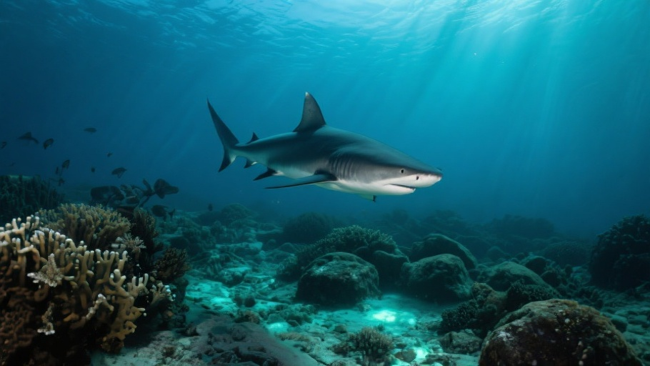 Nurse Shark in natural habitat