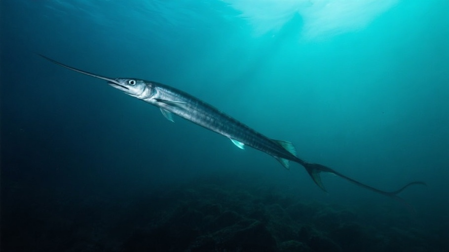 Oarfish in natural habitat