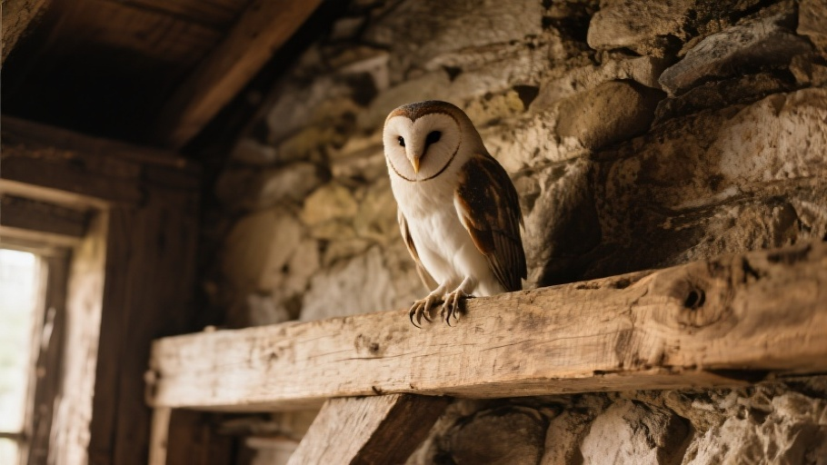 Owl (Barn) in natural habitat