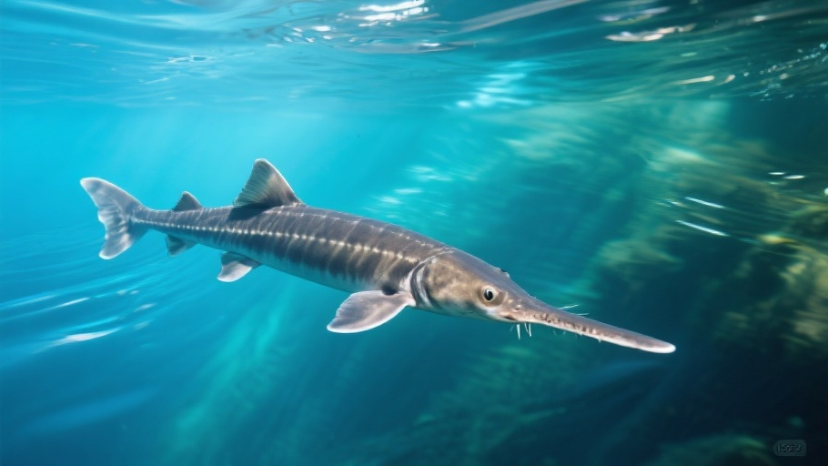 Paddlefish (American) in natural habitat