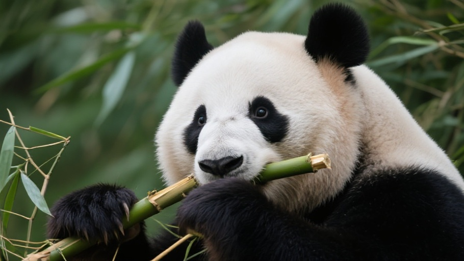 Panda (Giant) in natural habitat