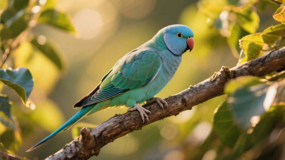 Parakeet (Budgerigar (Budgie)) in natural habitat