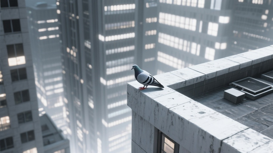 Pigeon (Rock) in natural habitat