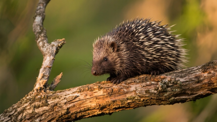 Porcupine (North American) in natural habitat