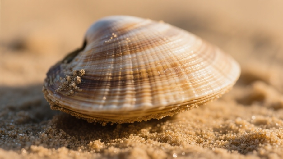 Quahog in natural habitat