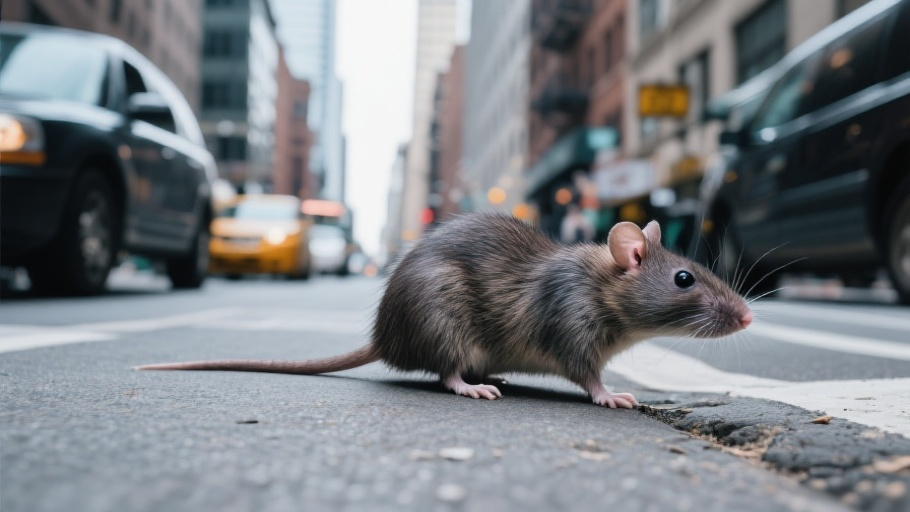 Rat (Norway) in natural habitat