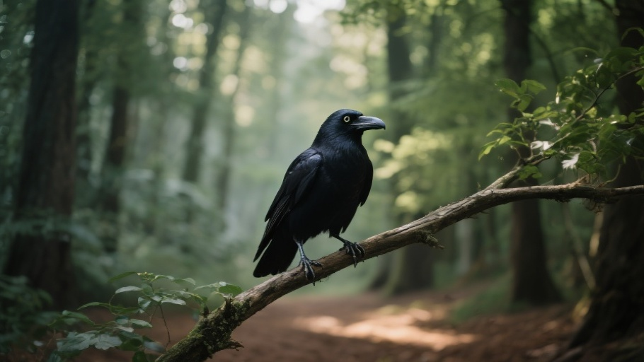 Raven (Common) in natural habitat