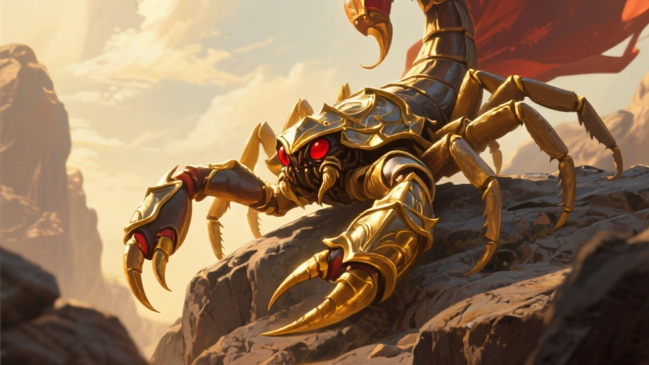 Scorpion (Emperor) in natural habitat