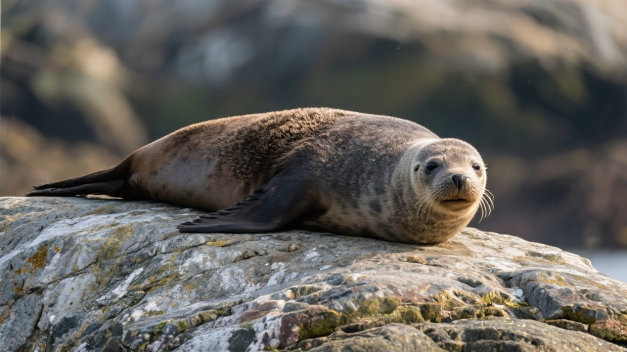 Seal (Harbor) in natural habitat