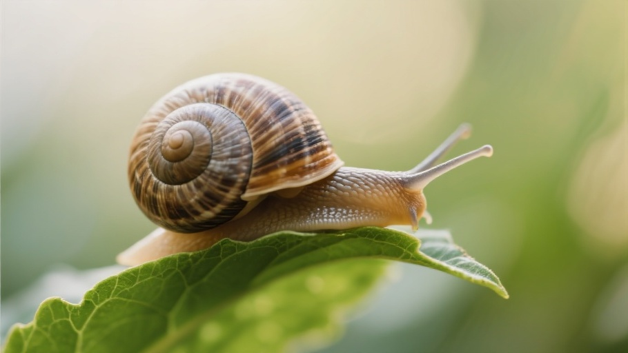 Snail (Garden) in natural habitat