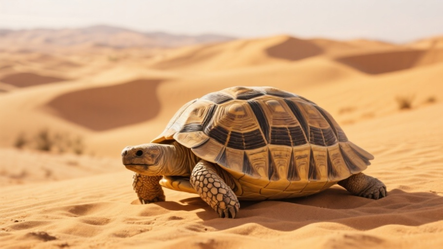 Tortoise (Desert) in natural habitat