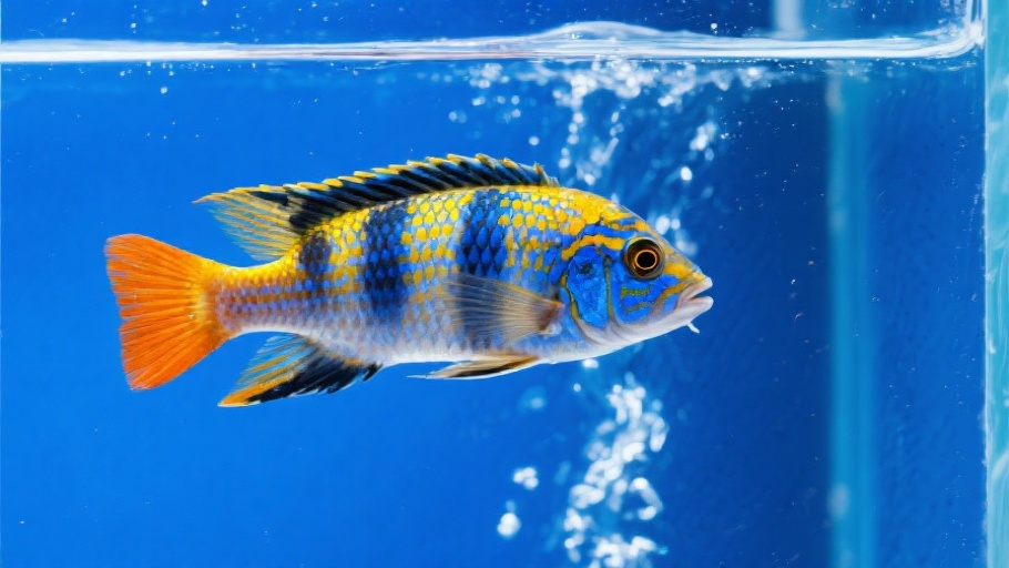 Uaru Cichlid in natural habitat