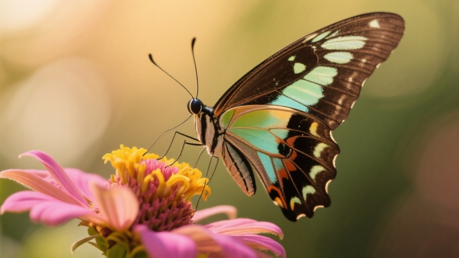 Ulysses Butterfly in natural habitat