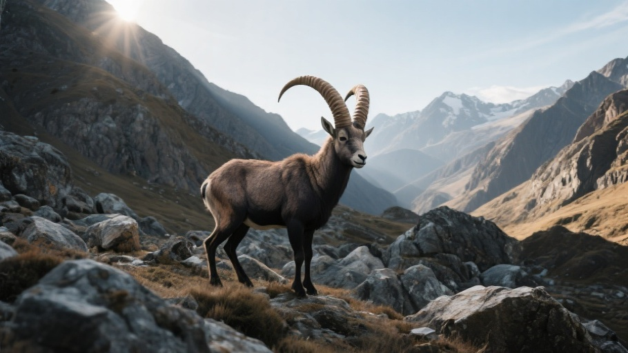 Urial in natural habitat