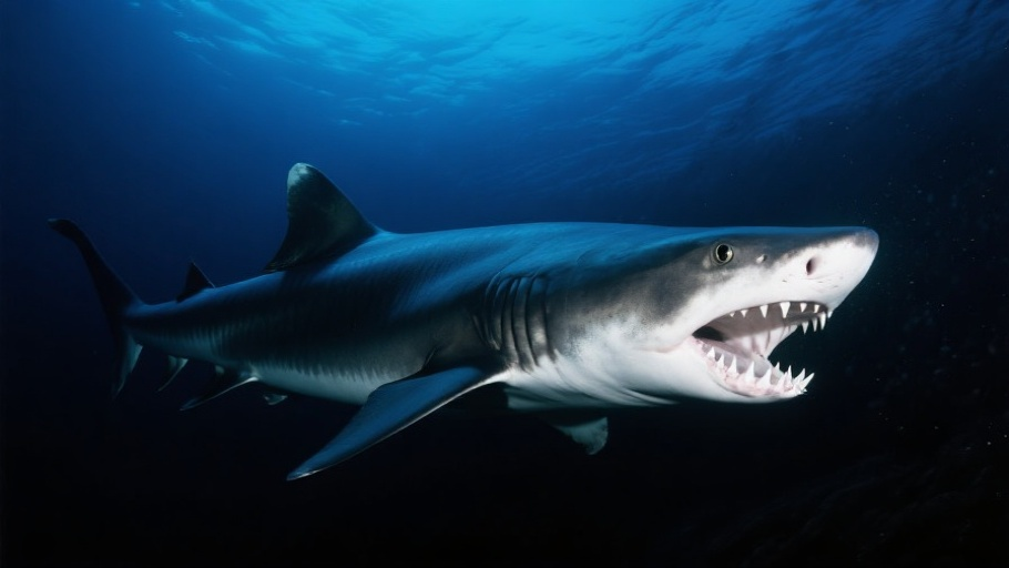 Viper Dogfish (Viper Shark) in natural habitat