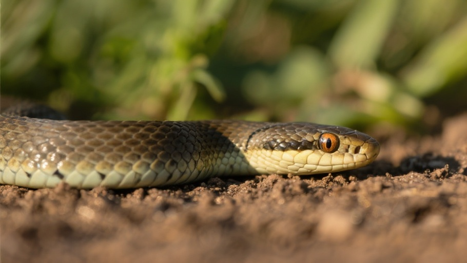 Western Blind Snake in natural habitat