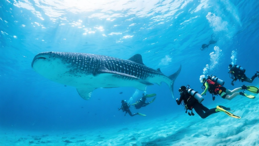 Whale Shark in natural habitat