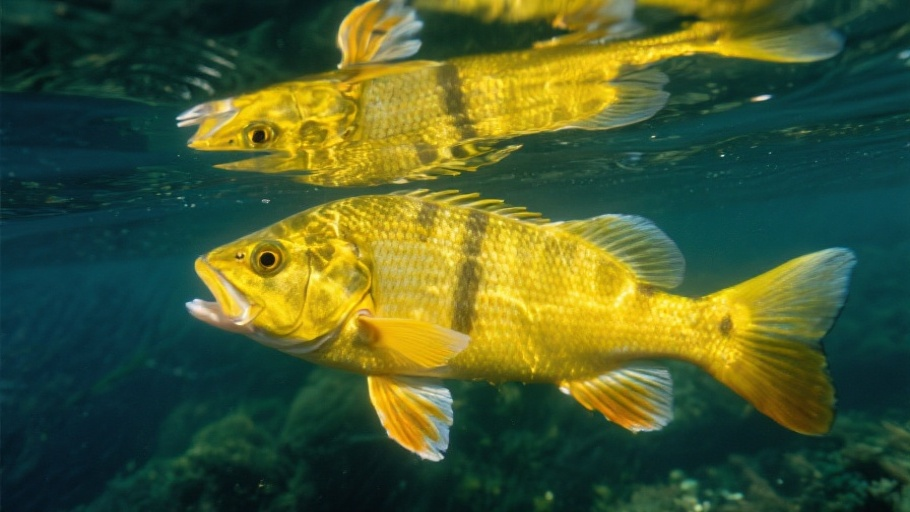 Yellow Bass in natural habitat