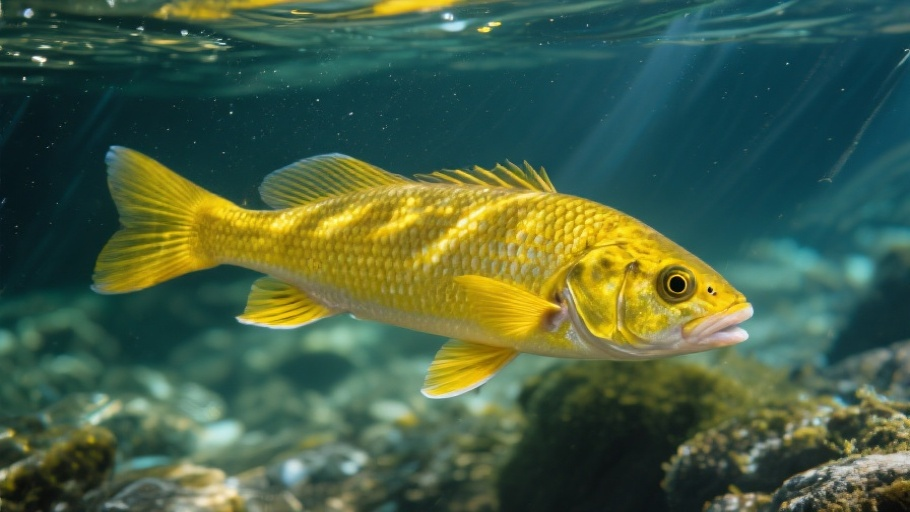 Yellow Perch in natural habitat