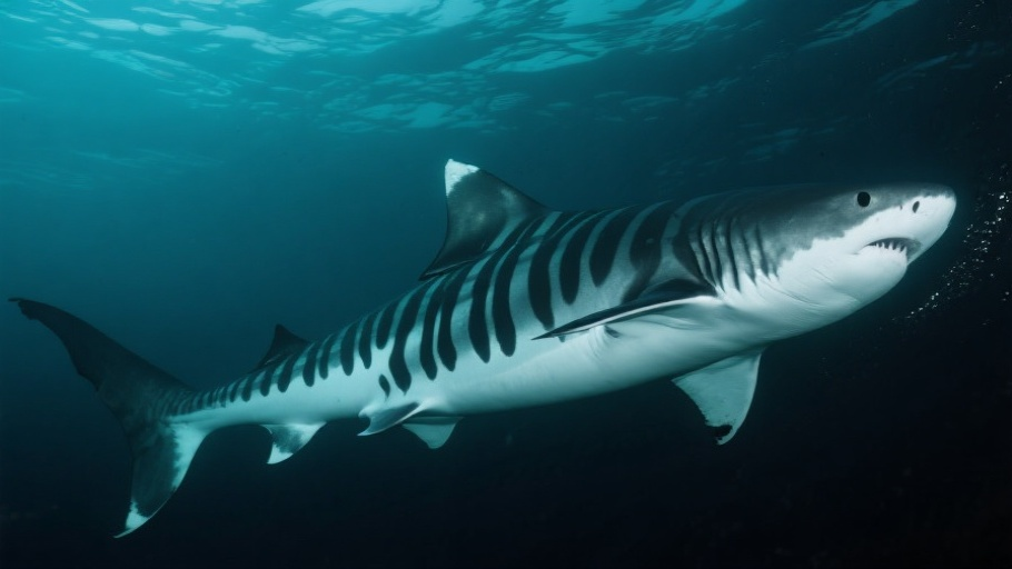 Zebra Shark in natural habitat