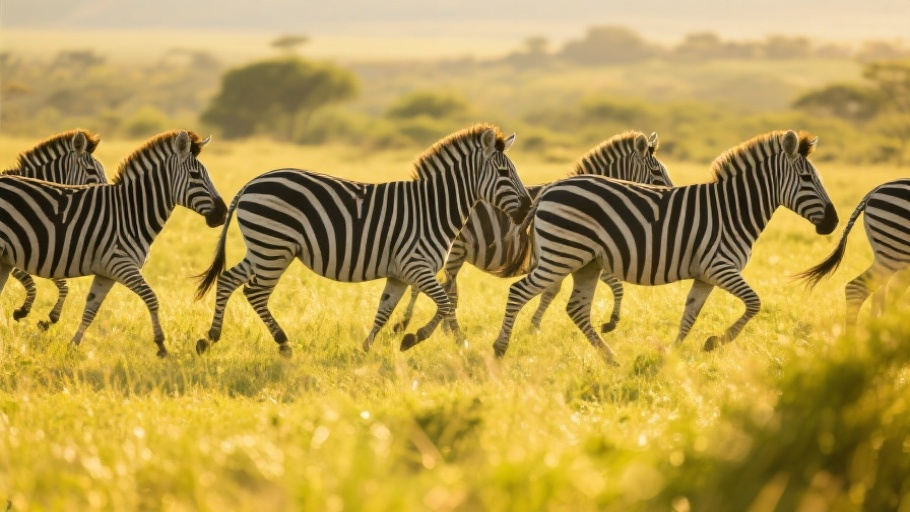 Zebra (Plains) in natural habitat