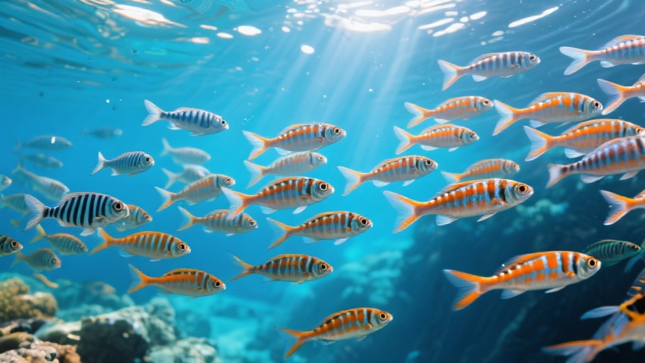 Zebrafish in natural habitat